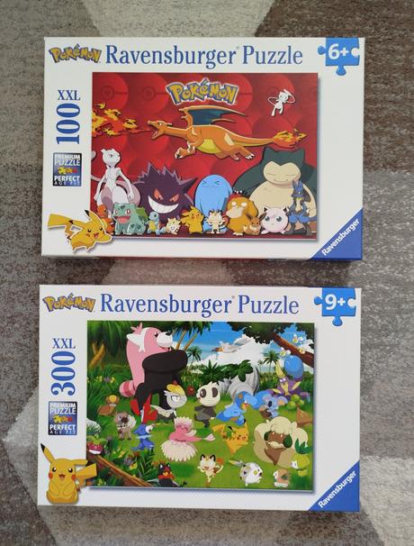 Krásne puzzle pokémon 100ks xxl - top stav, 