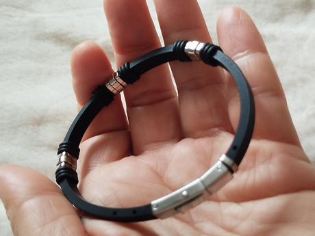 Pánsky náramok so zirkonmi, 