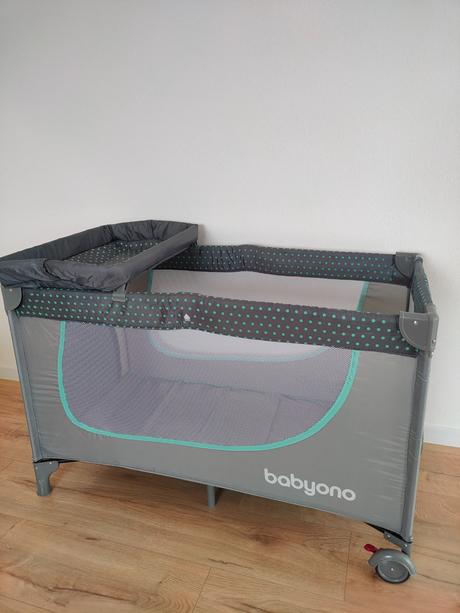 Babyono postieľka cestovná s doplnkami 2v1 mint a, šírka (cm): 60,dĺžka (cm): 120