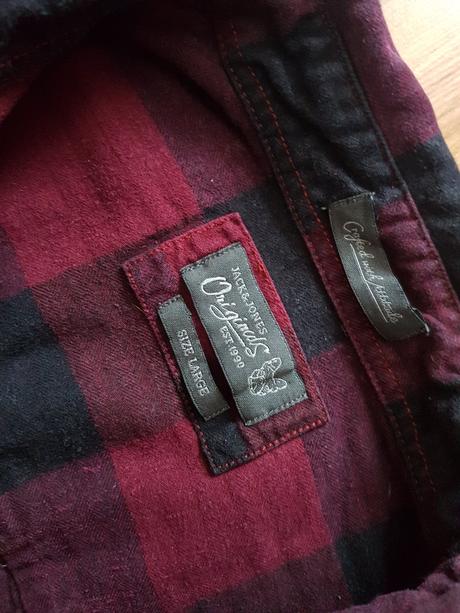 Flanelová košela jack jones, l