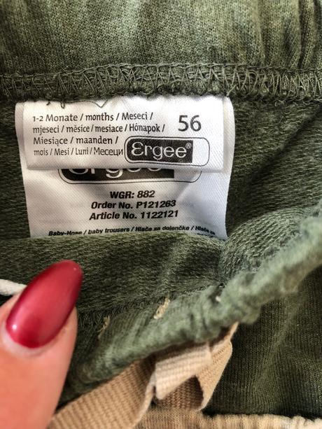 Setik oblecenia pre babatko, 50–62