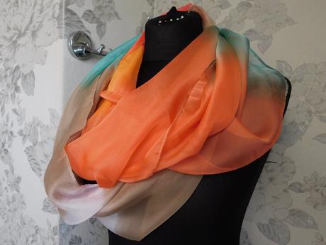 Pekny komínový tenší šál, l