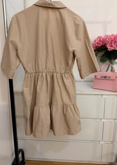 Béžové košeľové šaty stradivarius, stradivarius,m