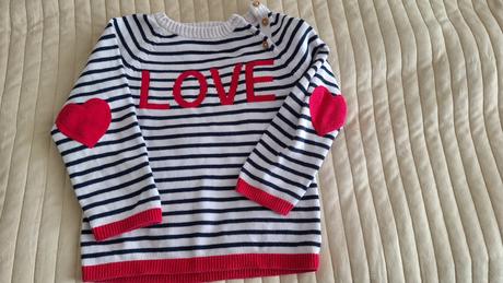 Pulovrik "love", h&m,104