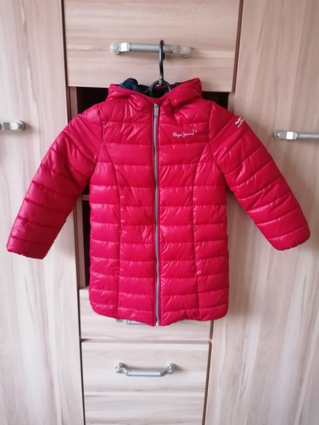 Teplá dlhsia bundicka, pepe jeans,116