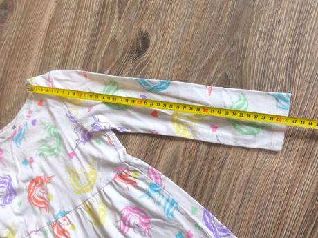 Šaty jednorožce, h&m,110