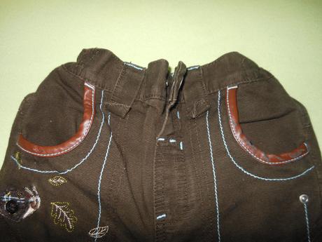 Hnedé nohavice so psíkom next signature 92, next,92