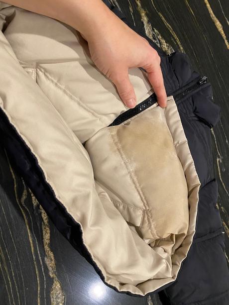 Cierna paperova bunda, zara,92