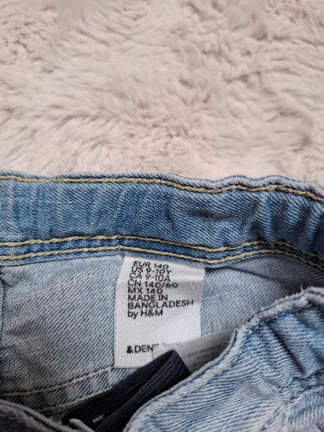Riflove šortky, h&m,140
