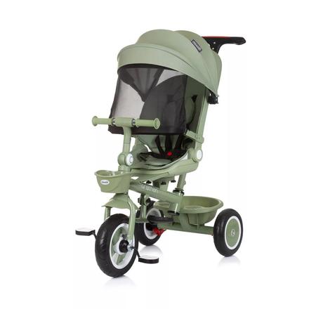 Otočná trojkolka so strieškou green, 