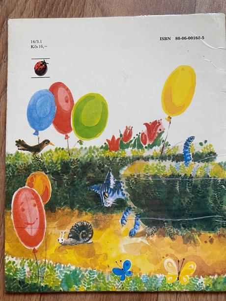 Krásna stará retro miniknižka aha, oco ako rastiem, 