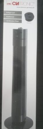 Výkonný stĺpový ventilátor clatronic,