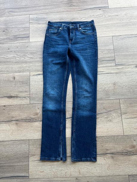 Džínsy rovného strihu, h&m,36