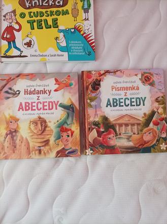 Knihy hadanky z abecedy, písmenká z abecedy, 