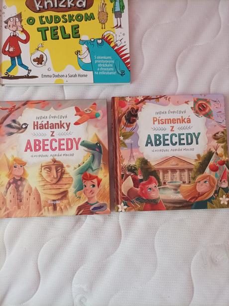 Knihy hadanky z abecedy, písmenká z abecedy, 
