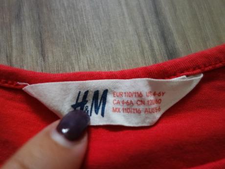 Tričko h&m 110/116, h&m,110