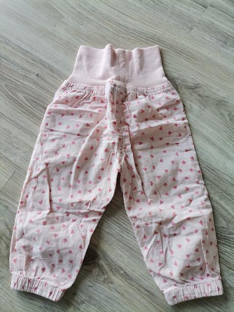 Dievčenské ružové nohavice, lupilu,74