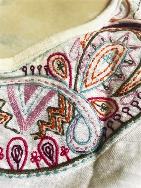 Voľné zvonové tielko vintage, next,40