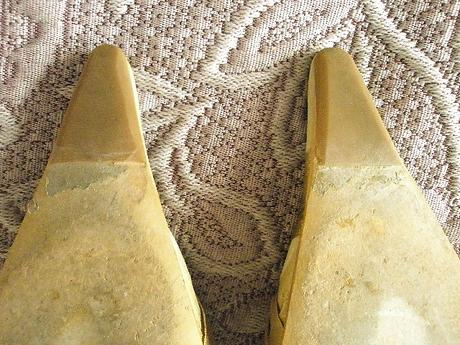 Celokožené sandále so stuhou veľ. 39.5, 40