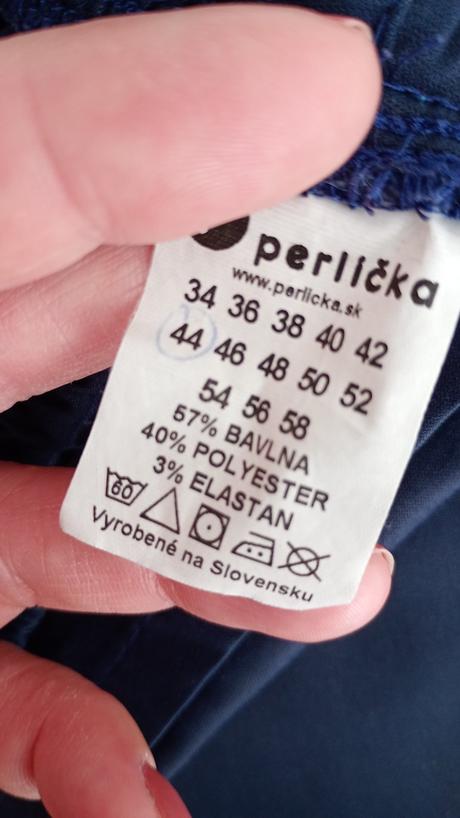 Zdravotnicke nohavice perlicka, 44