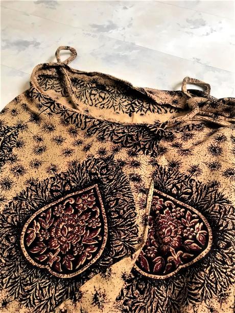 Zavinovacia indická sukňa, xl