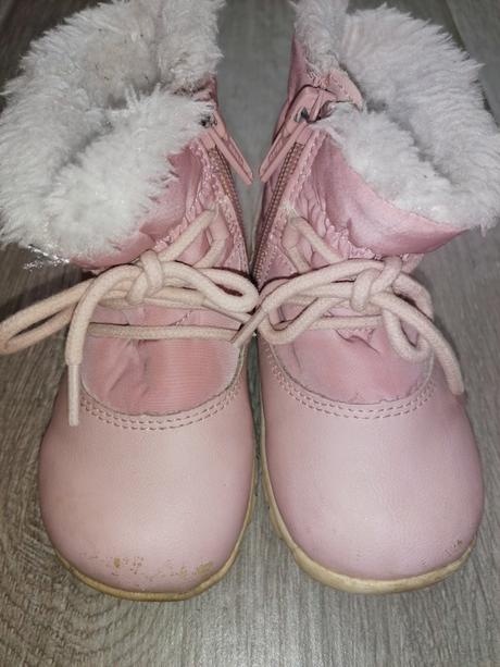 Zimné topánočky ružové, h&m,22