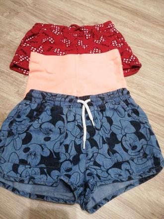 Balík šortky 128, disney,128