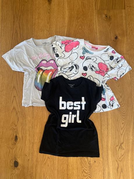 Tričká 3 ks, reserved,128