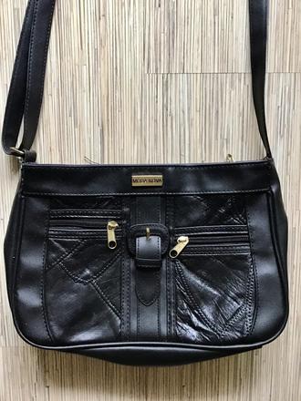 Kabelka kombinacia koža a kozenka, 