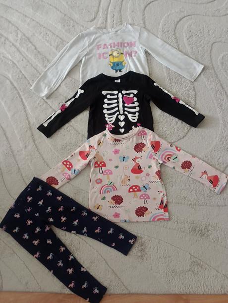 Tričká 110+legíny, f&f,110