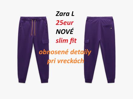 Teplákové kapsáče zara fialové, zara,l