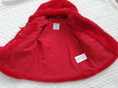 Červený kabátik mayoral, mayoral,86