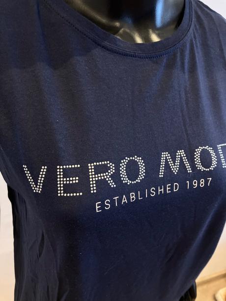 Dámske tričko s kamienkami vero moda (xs), vero moda,xs