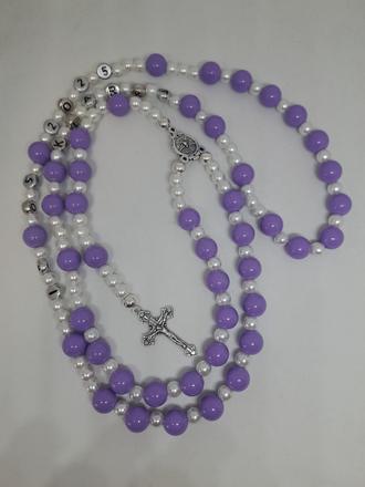 Ruženec s menom a dátumom e216, 