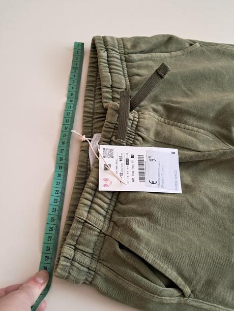 Khaki teplaky zara v.152, zara,152