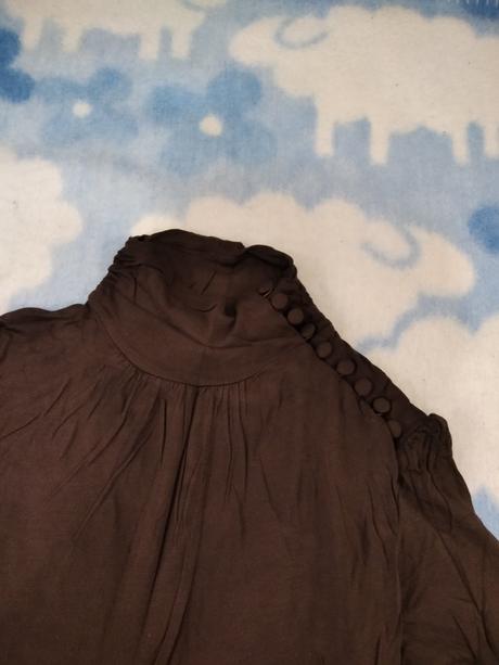 Hnedý rolák s 3/4 rukavom, h&m,s