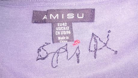 Šaty s ručnou výšivkou zn. amisu, amisu,42