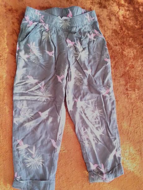Tenké nohavice dievčenské, h&m,98