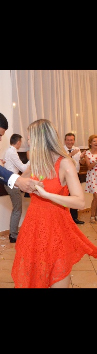 Červene šaty, h&m,36