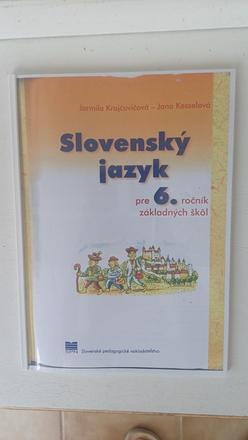 Slovenský jazyk pre 6. ročník zš učebnica,