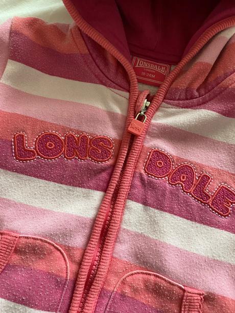 Dievčenská mikina (18-24 mesiacov), lonsdale,86