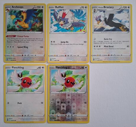 Pokémon karty "silver tempest" (10), 