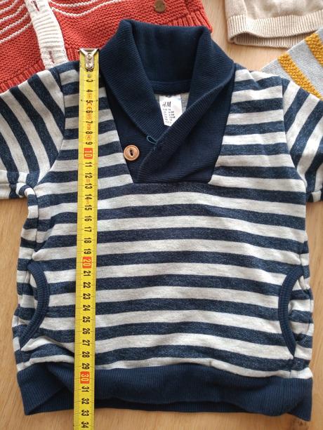 Pásikavá mikina h&m, h&m,74