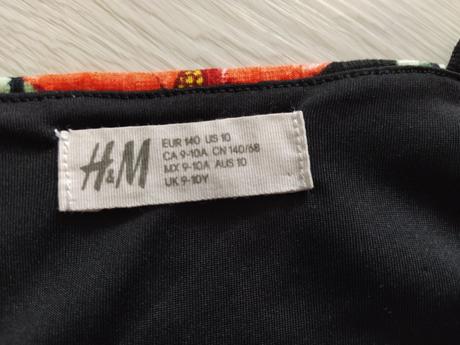 Dievčenský overal 9-10 rokov, h&m,140