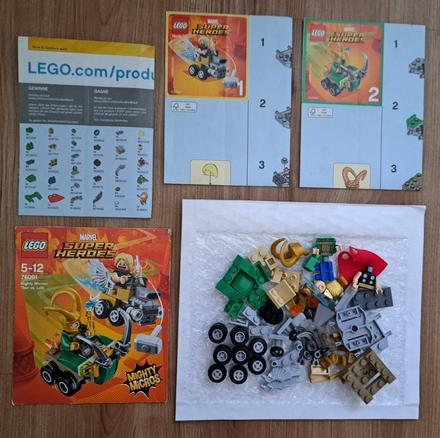 Lego super heroes 2v1 thor vs. loki, 