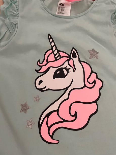 Nočná kosela unicorn 8-10 rokov, h&m,140