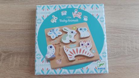 Drevené puzzle djeco +12m, 