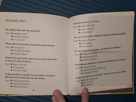 Knihy zmysly zvierat 2 ks, 