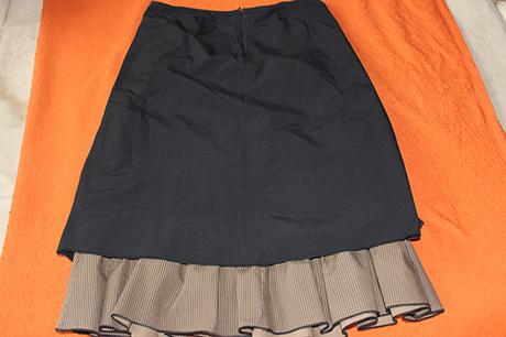 Čierna sukňa s volánmi, promod,m