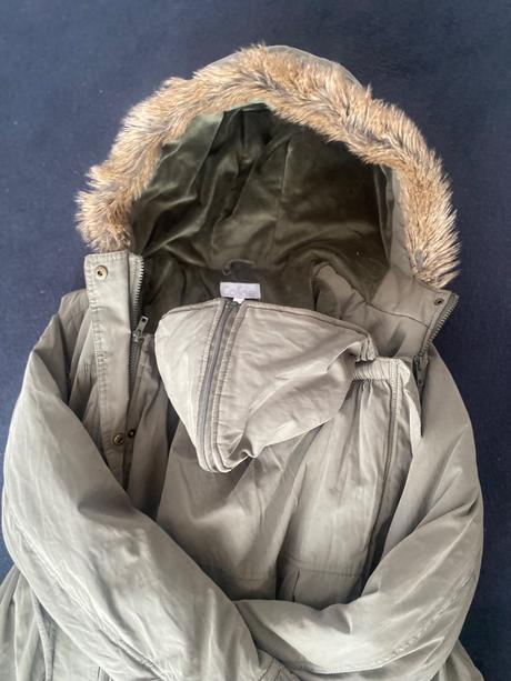 Bunda na nosenie / bunda so vsadkou / parka, 40